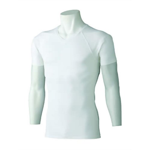 インナーマッスル(肩バランスUPアンダー)メンズTシャツ ホワイト S XA300201 【アシックス】