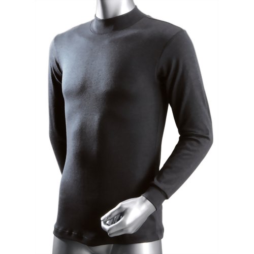 BODY TOUGHNESS サーモ ハイネックシャツ JW-149 ブラックL 【おたふく手袋】