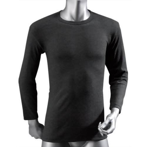 BODY TOUGHNESS サーモ インナーシャツ 長袖丸首 JW-169 モクグレーM 【おたふく手袋】