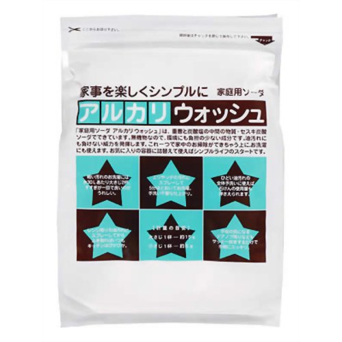 家庭用ソーダ アルカリウォッシュ 3kg 【地の塩社】セスキ炭酸ソーダ これ一つで家中のお掃除や洗濯ができちゃう!
