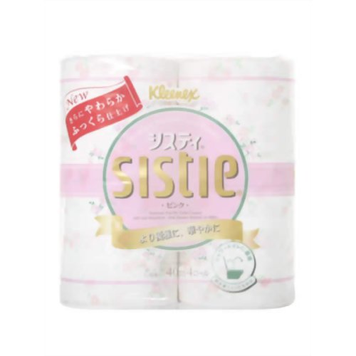 クリネックス システィ ダブル 4ロール(ピンク) 【日本製紙クレシア】