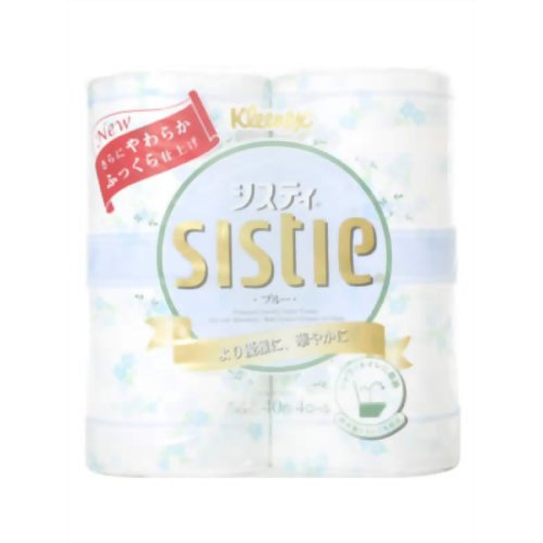 クリネックス システィ ダブル 4ロール(ブルー) 【日本製紙クレシア】
