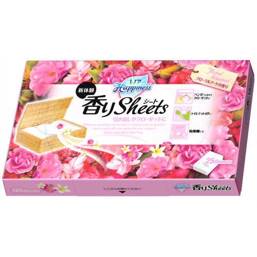 レノアハピネス香りシート フローラルブーケの香り 25枚 【P&G(プロクター・アンド・ギャンブル)】