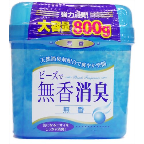 ビーズで無香消臭 無香 大容量 800g　【マザーズ】