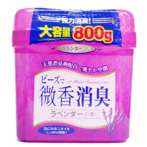 ビーズで微香消臭 ラベンダー 大容量 800g　【マザーズ】