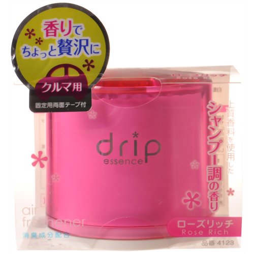 ドリップ クルマ用芳香・消臭剤 ローズリッチ 60ml 【オカモト産業】