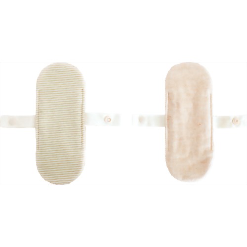 メイド・イン・アース リトル布ナプキン ボーダー/グリーン&起毛/茶 【チーム・オースリー/メイド・イン・アース】