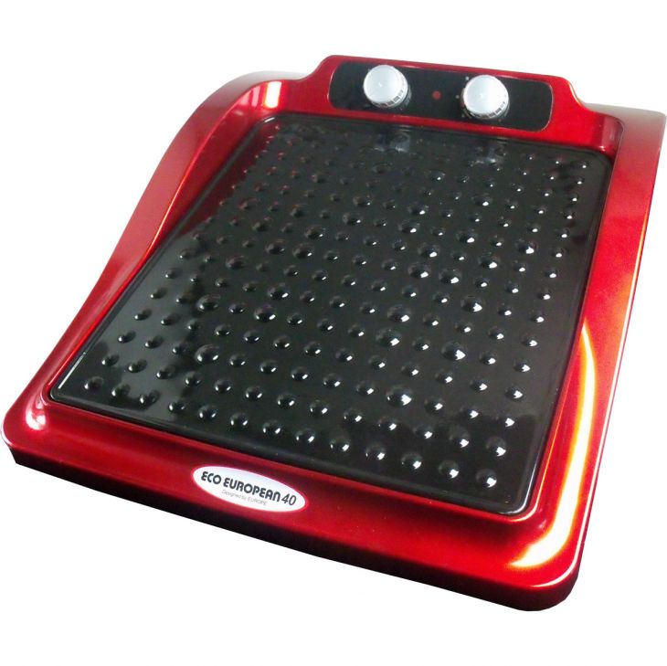 フットウォーマー　エコ・ヨーロピアン40　レッド　EE-41/R【マイカフットウォーマー 】Eco European 40 ホットウォーマー MicaFootheater　遠赤外線パネルヒーター＜メーカー直送商品につき代引きご利用不可＞