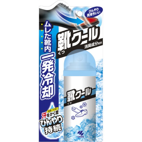 【熱中症　暑さ対策】【夏 節電 計画停電 対策グッズ】靴クール 100ml【小林製薬】