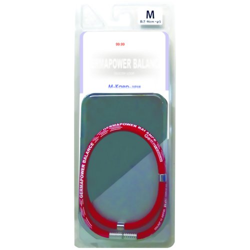 ゲルマパワーバランス シリコンループ レッド M 【エムケイプジャパン】