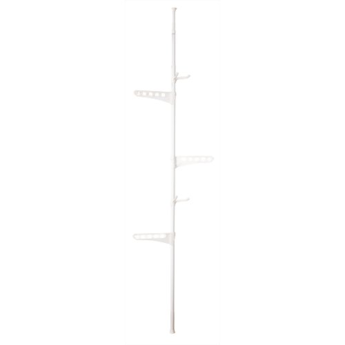 室内つっぱりポールハンガー 【コモライフ】