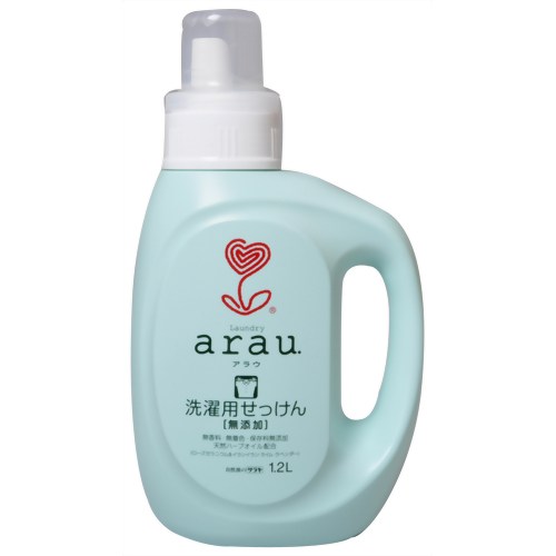 arau.(アラウ) 洗濯用せっけん ローズゼラニウム&イランイラン・ライム・ラベンダー 本体 1.2L 【サラヤ】