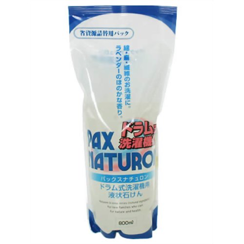 パックスナチュロン ドラム式洗濯機用液状石けん 詰替用 800ml 【太陽油脂】