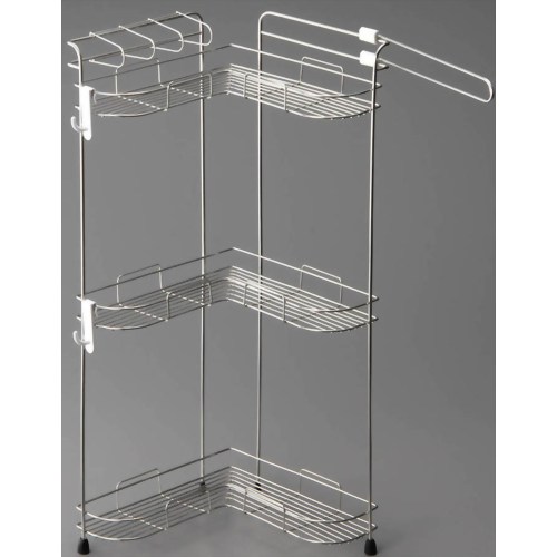 コーナーシャンプーラック3段 WB3 【オークス】