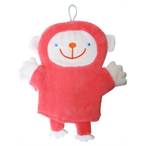 ウキウキバブルモンキー バスミトン ピンク　【マーナ】