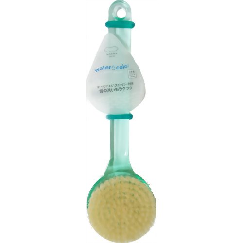 ウォーターカラーボディブラシ セミロング グリーン 【マーナ】