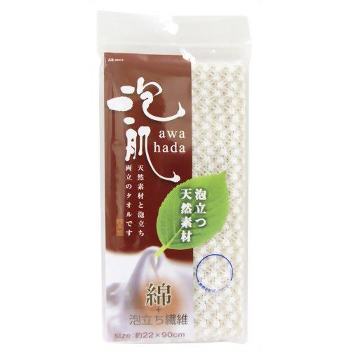泡肌 泡立つ綿タオル 【東和産業】