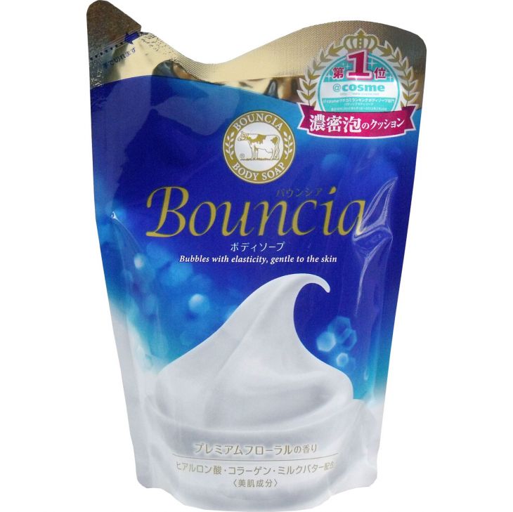 バウンシア ボディソープ プレミアムフローラル 詰替用 430ml 【牛乳石鹸共進社】高保湿　ボディシャンプー　ボディソープ