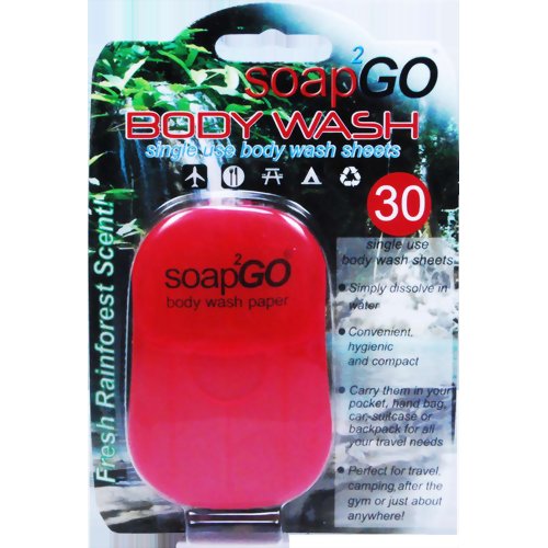 Soap2GO ボディウォッシュ レインの香り 30枚　【スリーアローユニティー】