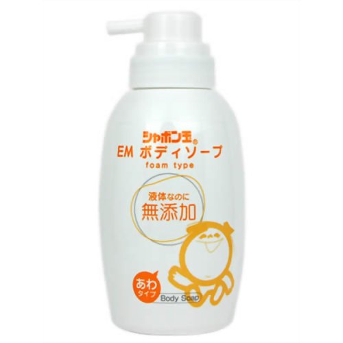 無添加 シャボン玉 EM ボディソープ 600ml(無添加石鹸) 【シャボン玉石けん】
