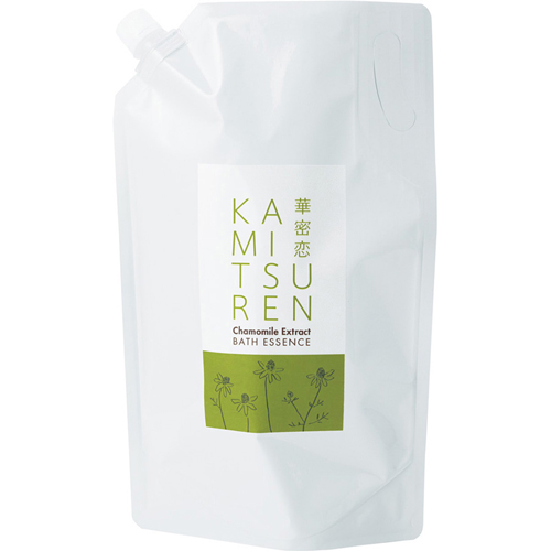 【送料無料】華密恋(カミツレン) 薬用入浴剤特大詰替え用2L(入浴剤) 【カミツレ研究所】カモミールの薬効をそのまま引き出した特許製法カミツレエキス100％の華密恋薬用入浴剤 医薬部外品