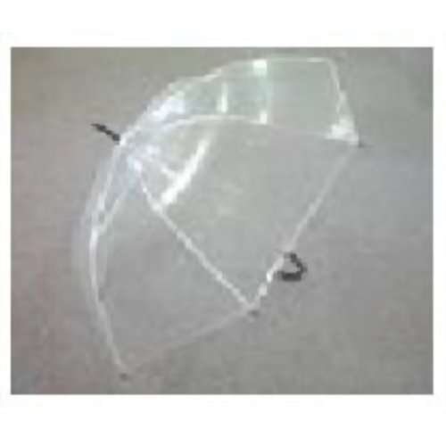 ポリエチレンジャンプ傘 60cm クリア 手元黒 【Paltac海外事業部】