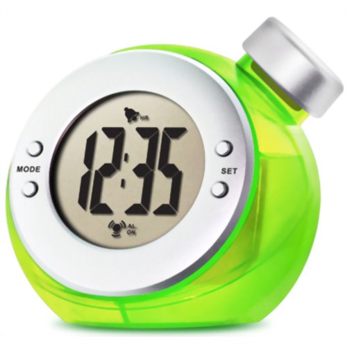 ベルソス ウォーター バッテリー アラームクロック(目覚まし時計) グリーン VS-302 【ベルソス】