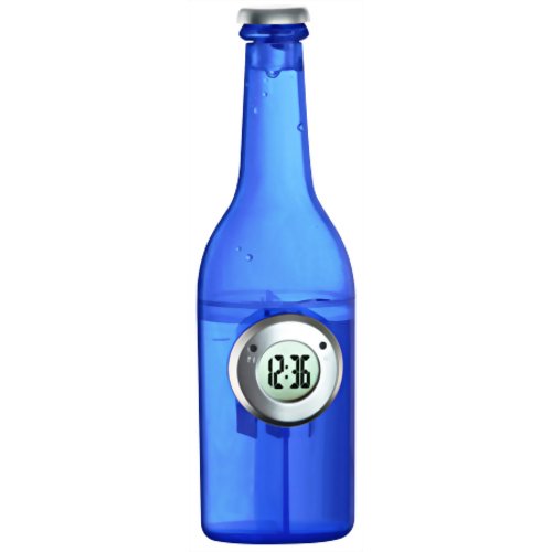 ベルソス ウォーター バッテリー ボトル クロック(時計) ブルー VS-301 【ベルソス】