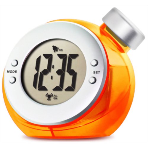 ベルソス ウォーター バッテリー アラームクロック(目覚まし時計) オレンジ VS-302 【ベルソス】