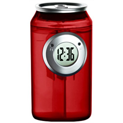 ベルソス ウォーター バッテリー 缶 クロック(時計) レッド VS-300 【ベルソス】