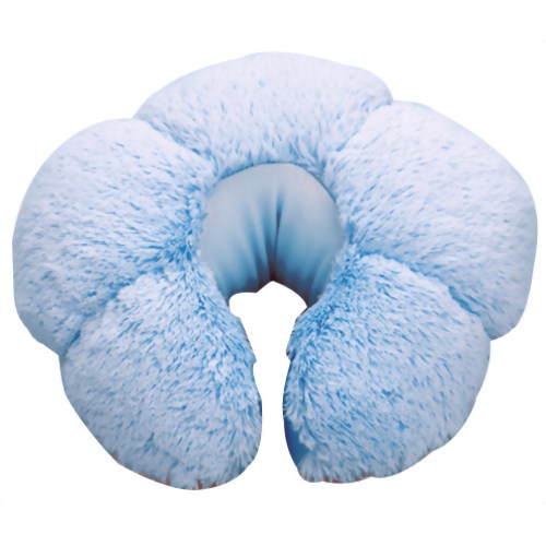 ふわもちクロワッサンクッション ブルー 【アルファックス】