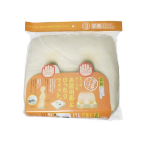 姿勢フィットクッション (低反発ウレタンチップ入) 【コジット】