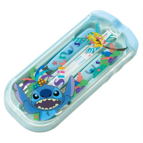 サーモス ランチトリオセット ディズニー スティッチ スプーン・フォーク・ハシ ライトブルー CPD-165DS LB 【サーモス】