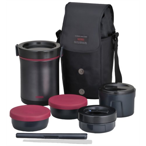 サーモス ステンレスランチジャー 1.1合 ブラック JBE-1600F BK 【サーモス】