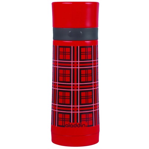 aladdin レッドチェック ステンレスボトル 0.3L 【アラジン】