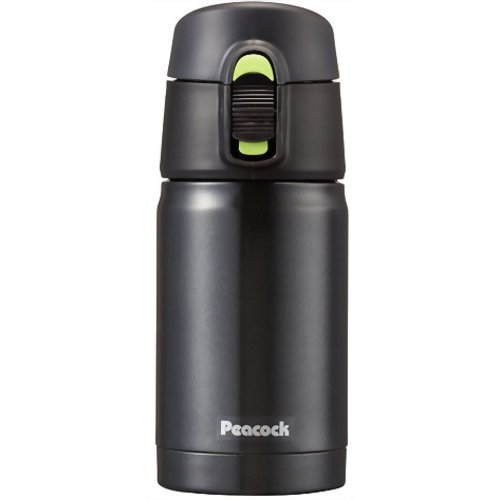 ピーコック マグボトル ワンタッチタイプ 0.25L ブラック AMF-025(B) 【ピーコック魔法瓶工業】