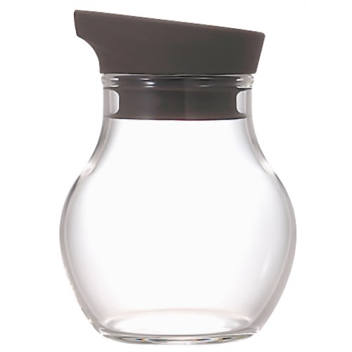 ハリオ ヌーバ・調味料入れフラット120 NCF-120CGR チャコールグレー 【ハリオグラス】