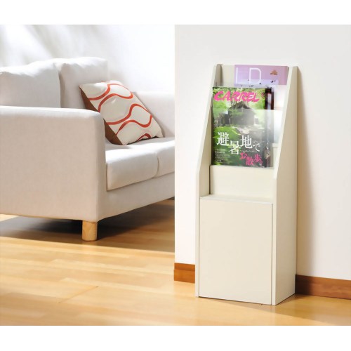 【送料無料】リビングダストボックス NE3L-W ホワイト 【オークス】