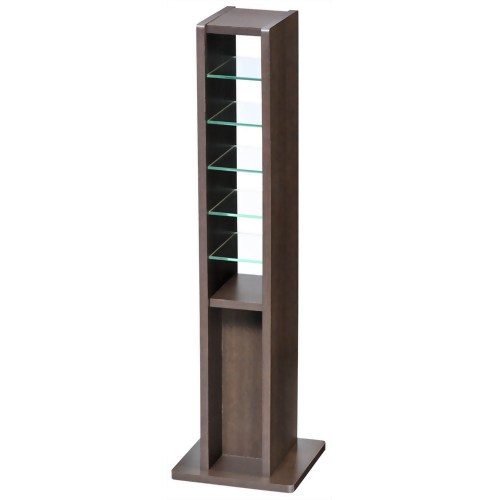 【送料無料】リモコンタワー NE4R-D ダークブラウン 【オークス】