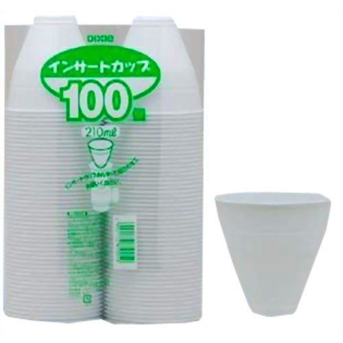 インサートカップ F型 100個 【日本デキシー】