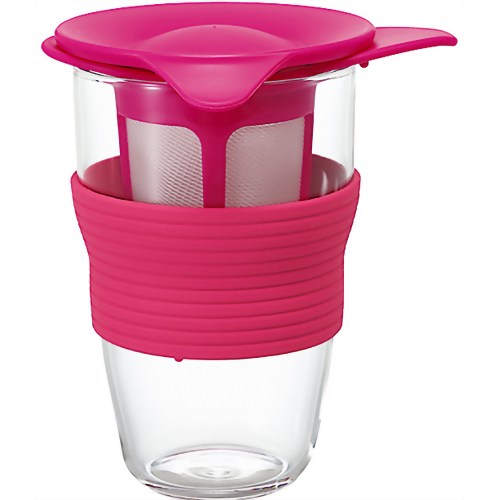 ハリオ ハンディーティーメーカー HDT-L-PC チェリーピンク 1人用 【ハリオグラス】