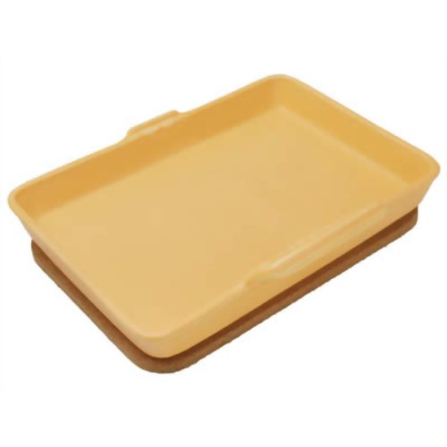 トースタープレートL フラット イエロー TO-042 【クリヤマ】