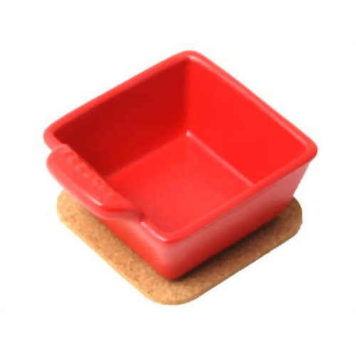 トースタースクエアボウル レッド TO-073 【クリヤマ】
