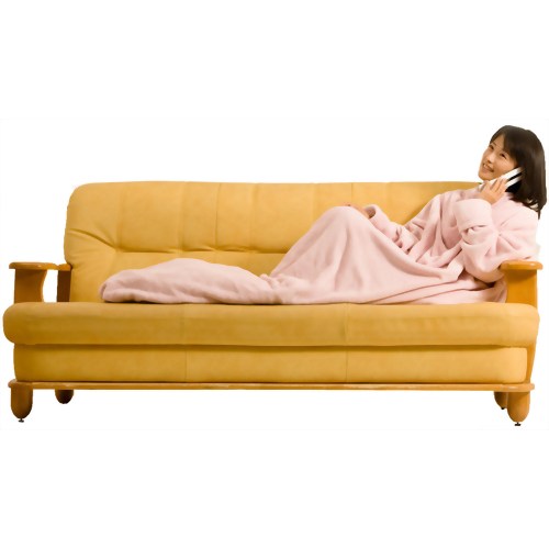 きるんけっと マイクロファイバー ピンク(着る毛布) 【ジャパン・インターナショナル・コマース】