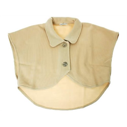 ふわふわあったかケープ ベージュ M-L 【秀英産業】