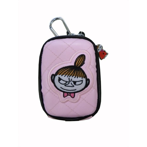 ムーミン デジカメケース ハードキルト ピンク 【セントレディス】