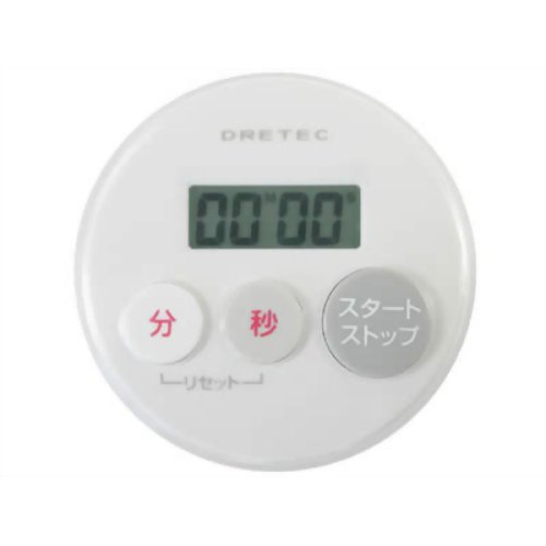 ドリテック デジタルタイマー キャンディ ホワイト T-152WT 【ドリテック】