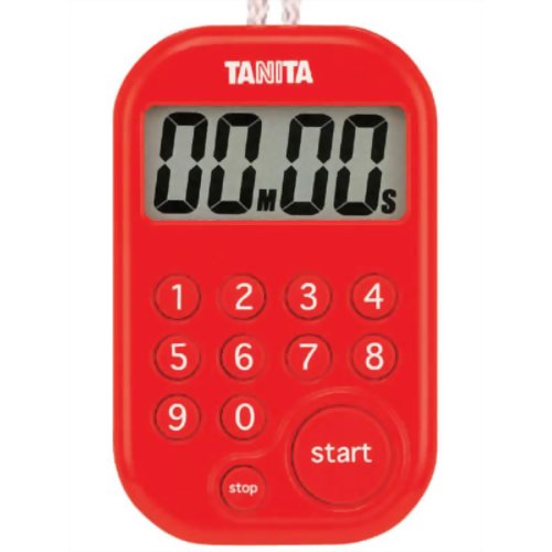 タニタ デジタルタイマー100分計 TD-379-RD レッド 【タニタ】