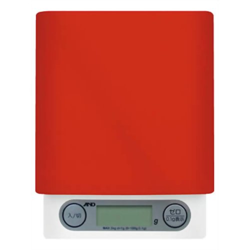 A&D デジタルホームスケール角型 UH-3201 レッド 【エー・アンド・デイ】