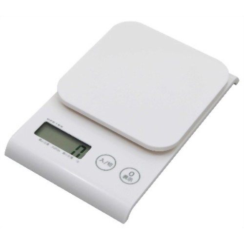 ドリテック デジタルスケール フラッペ 2kg ホワイト KS-249WT 【ドリテック】